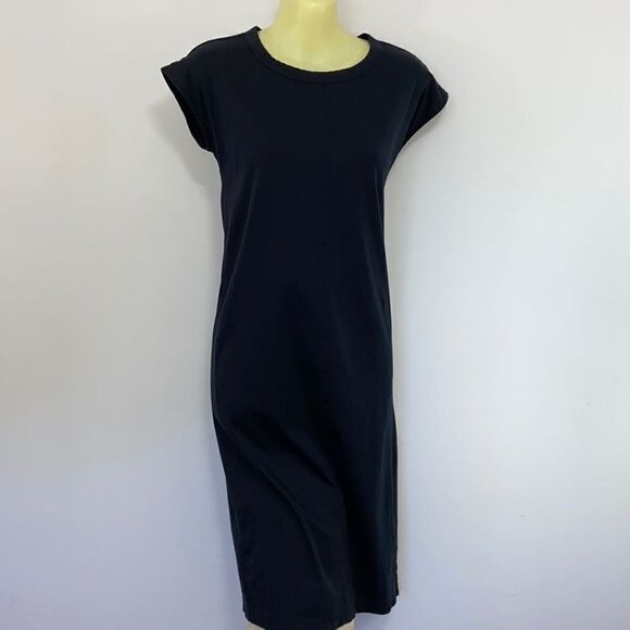 Everlane Dress MIDI Cotton Tee Deep Blue Excellent NWOT Oversized Sz XXS… - Picture 1 of 9